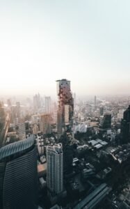 An Aerial view of Bangkok