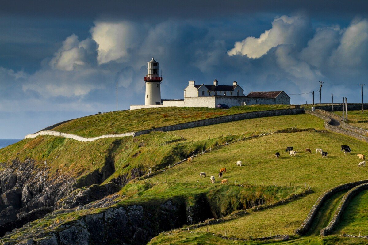 A lighthouse upon a hill