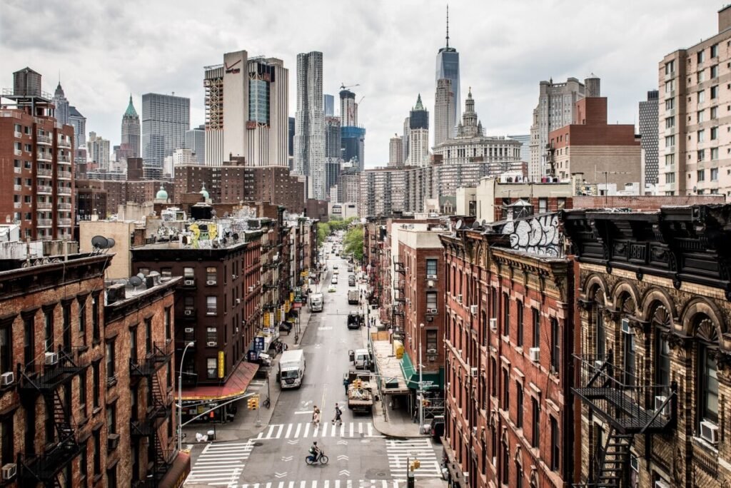 A street in Manhatten, New York, USA