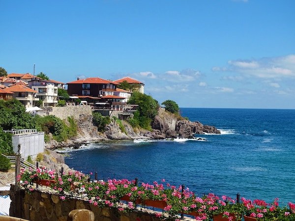 Sozopol in Bulgaria, hoping to join the Schengen area