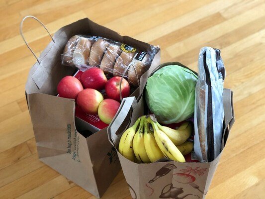 fruits in bag