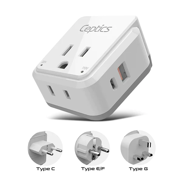 Ceptics PAK-EU Travel Adapter Kit