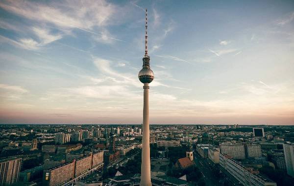 A tower landmark in Berlin