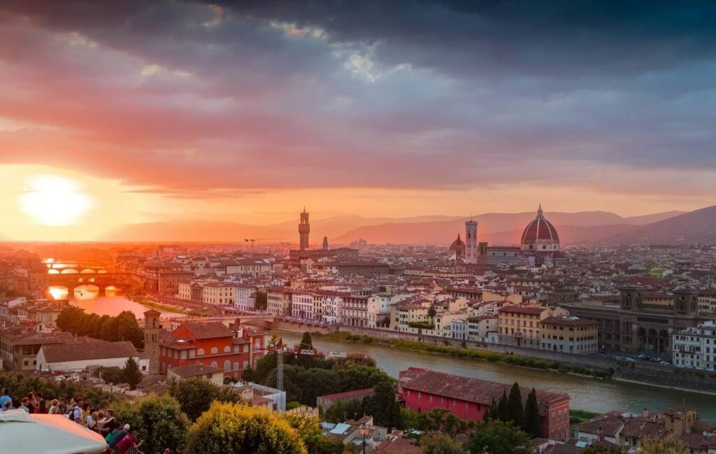 The 5 Best Places for Digital Nomads in Italy - A city view of Florence